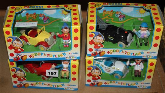 6 boxed Corgi Noddy characters, boxed